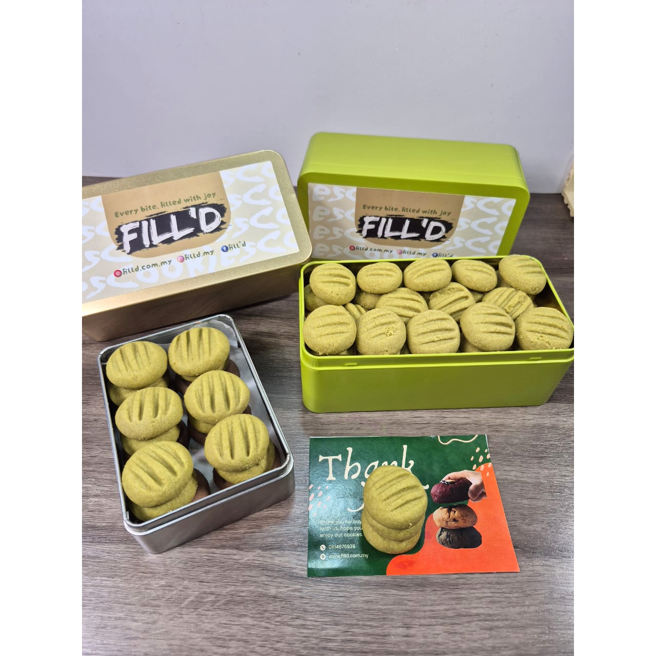Matcha Butter Cookies