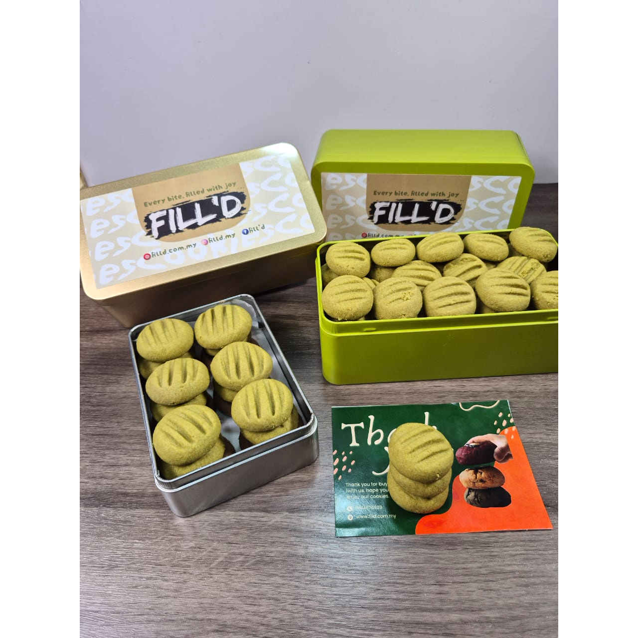 Matcha Butter Cookies